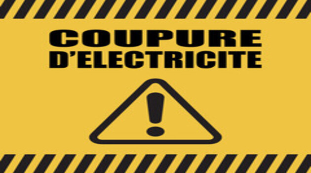 Coupures d’électricité en prévision